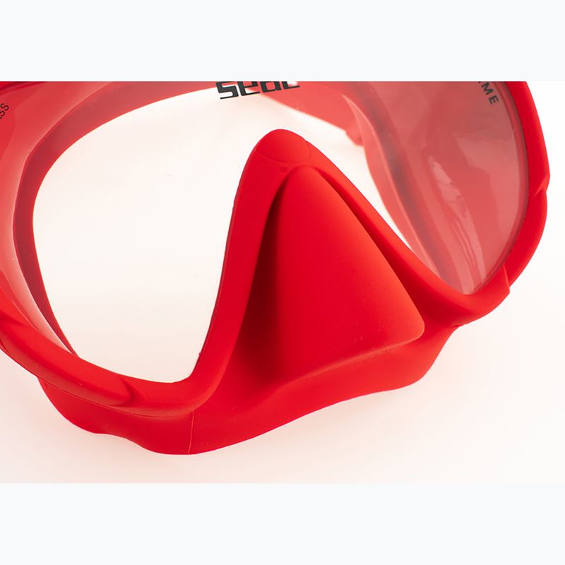 Búvármaszk SEAC X-Frame red 6