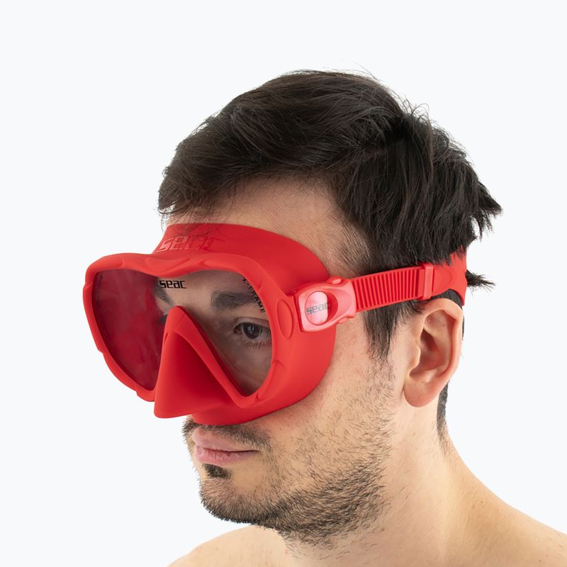 Búvármaszk SEAC X-Frame red 9