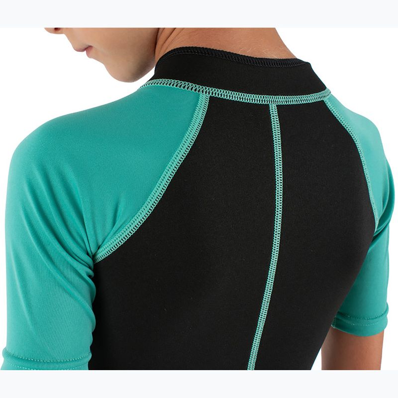 Gyerek úszóruha SEAC Dolphin Shorty 1,5 mm black/tiffany 6