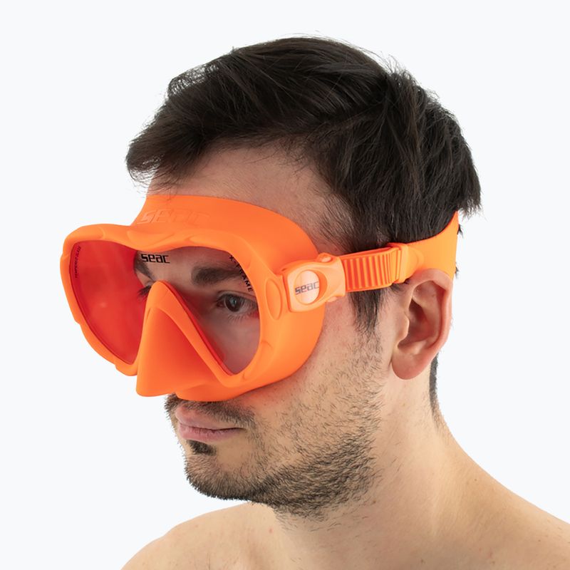 Búvármaszk SEAC X-Frame orange 10