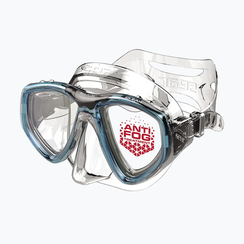 Búvármaszk SEAC Clear Antifog aquamarine 2