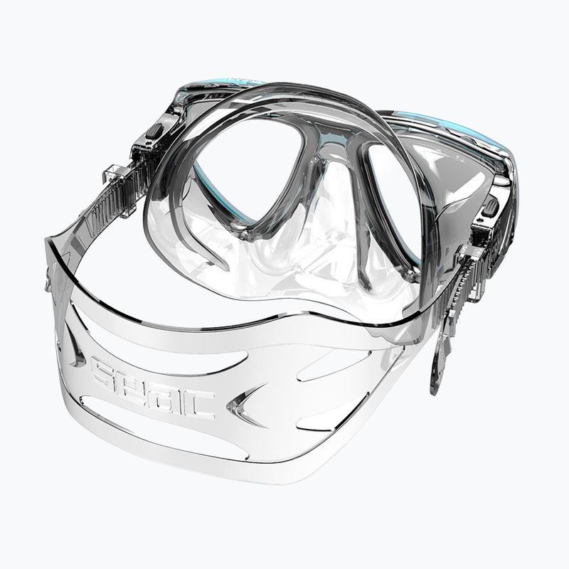 Búvármaszk SEAC Clear Antifog aquamarine 3