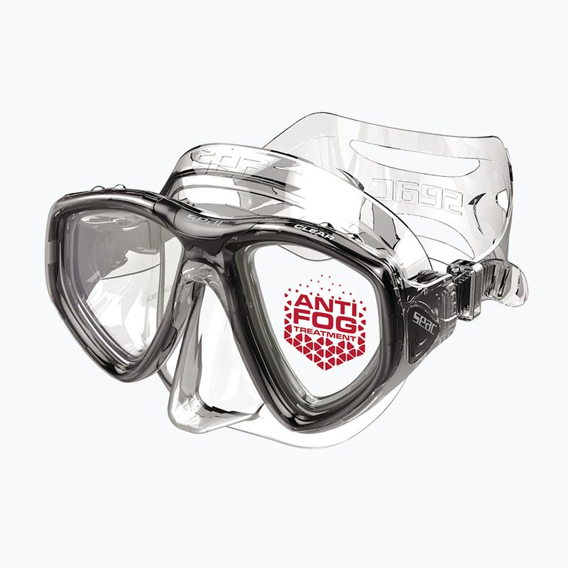 Búvármaszk SEAC Clear Antifog transparent black 2