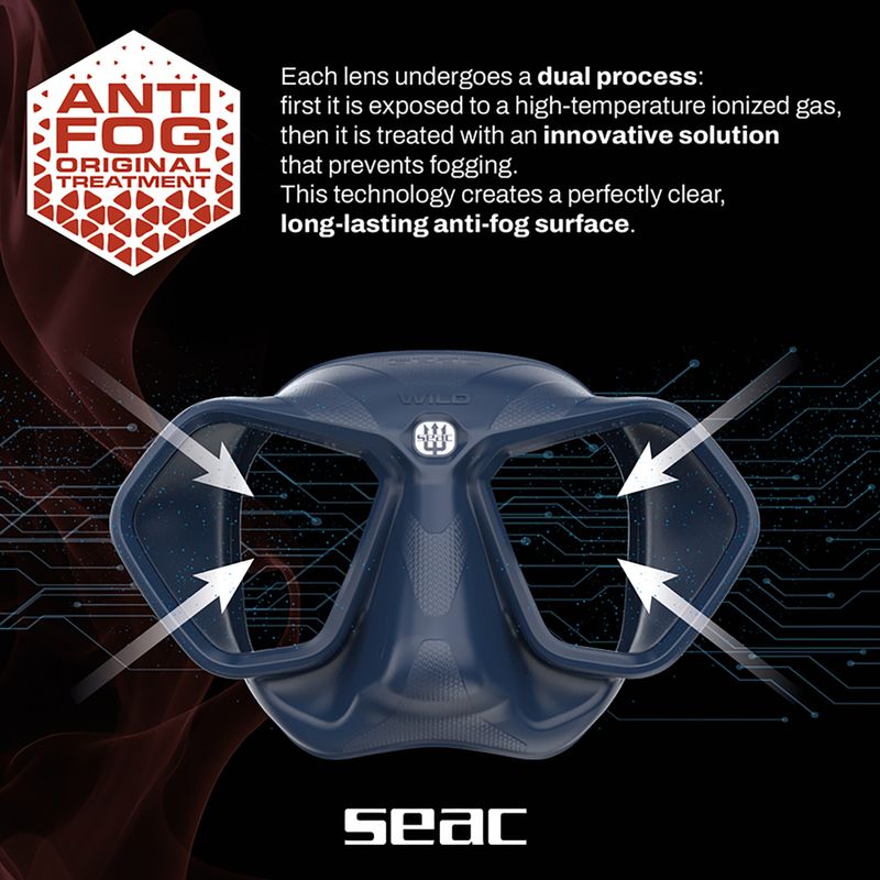 Búvármaszk SEAC Wild Antifog blue 5