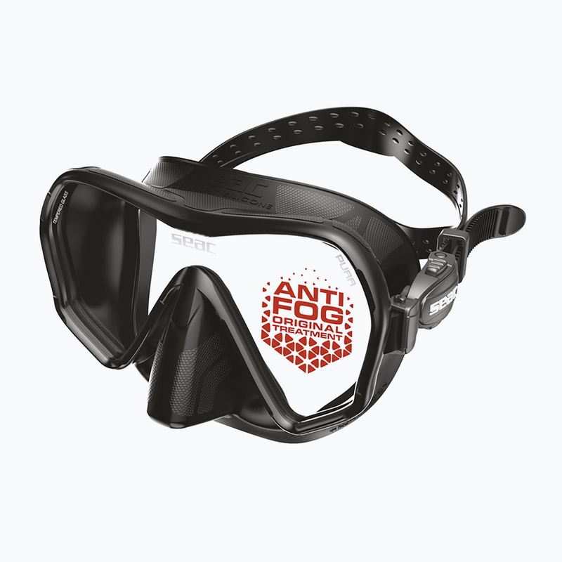 Búvármaszk SEAC Pura Antifog black 2
