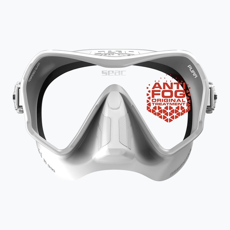 Búvármaszk SEAC Pura Antifog white 4