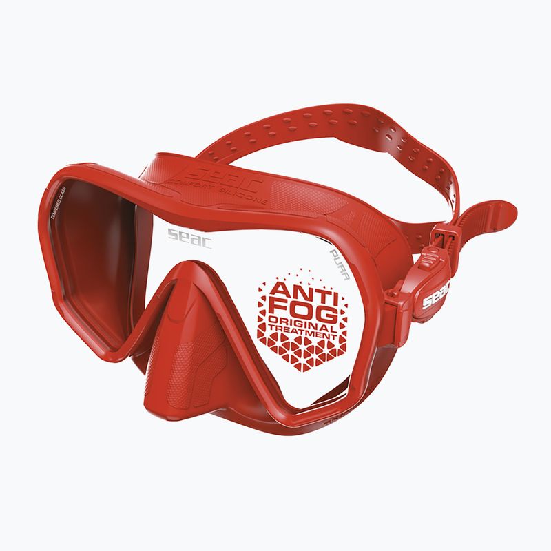 Búvármaszk SEAC Pura Antifog red 2