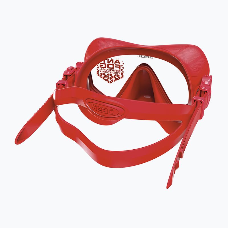 Búvármaszk SEAC Pura Antifog red 3