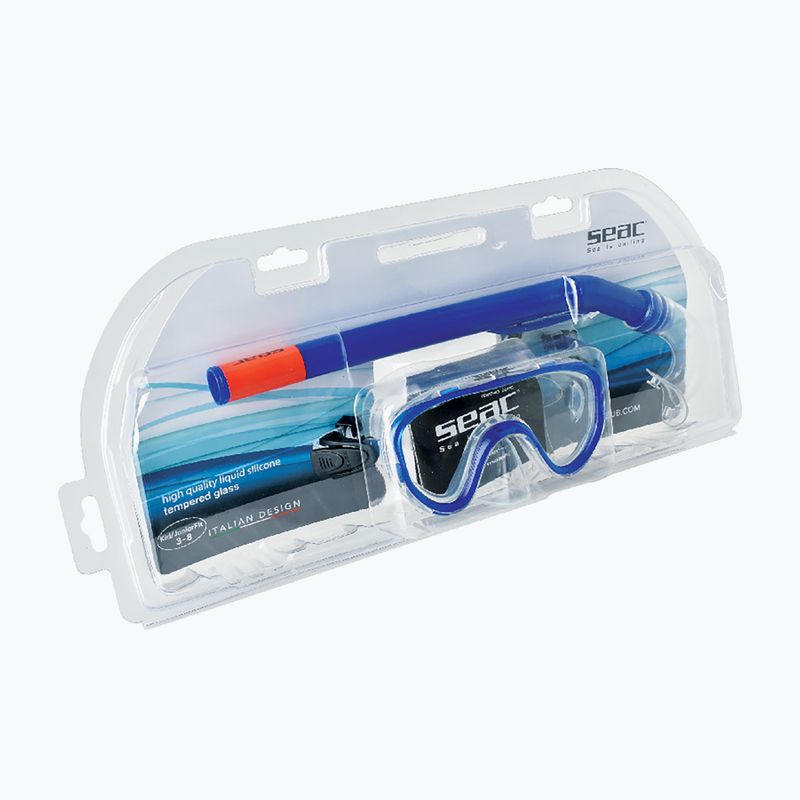 Gyerek snorkeling készlet SEAC Marina Bis Set blue 2