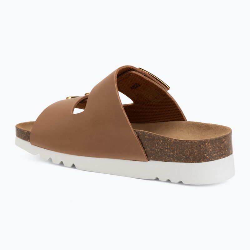 Női papucs Scholl Montery 2 Straps Ad Med cognac 3