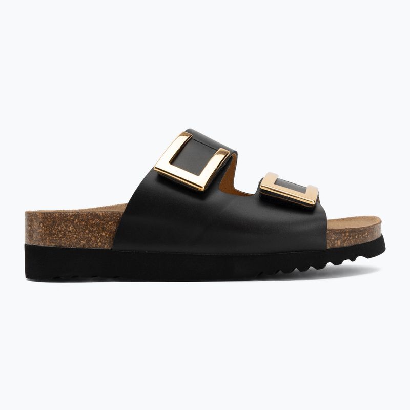 Női papucs Scholl Montery 2 Straps Ad Med fekete 2