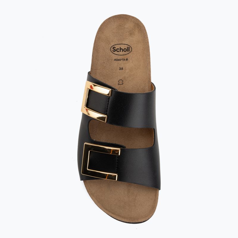 Női papucs Scholl Montery 2 Straps Ad Med fekete 5