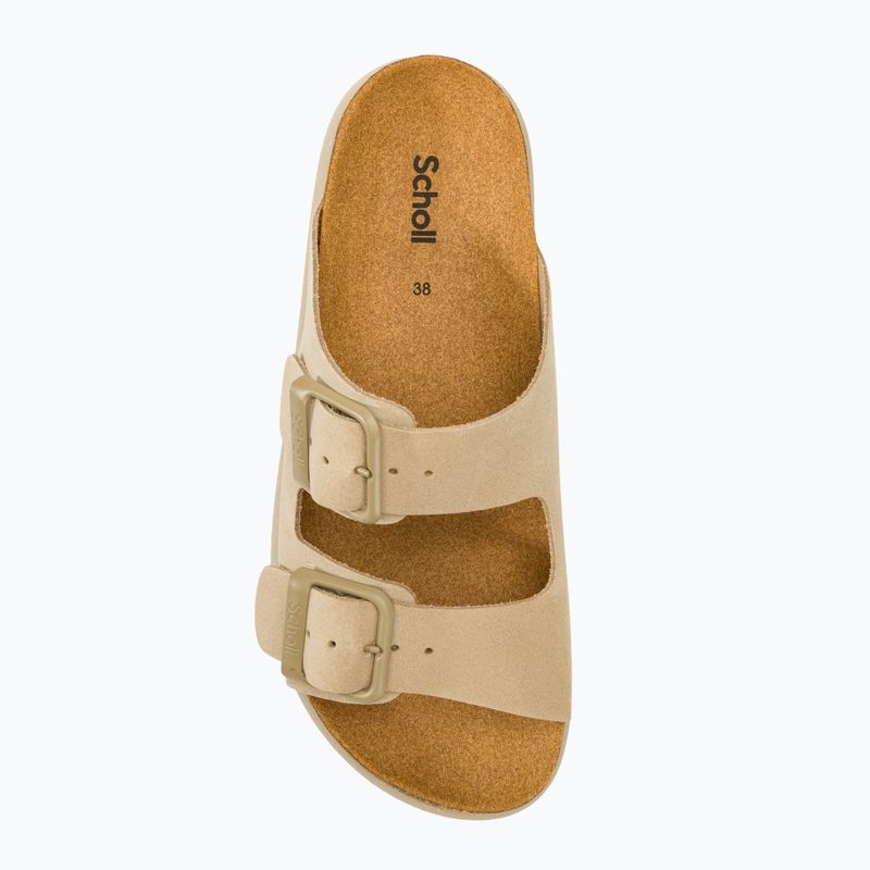 Női papucs Scholl Noelle Chunky Sue Sa beige 5