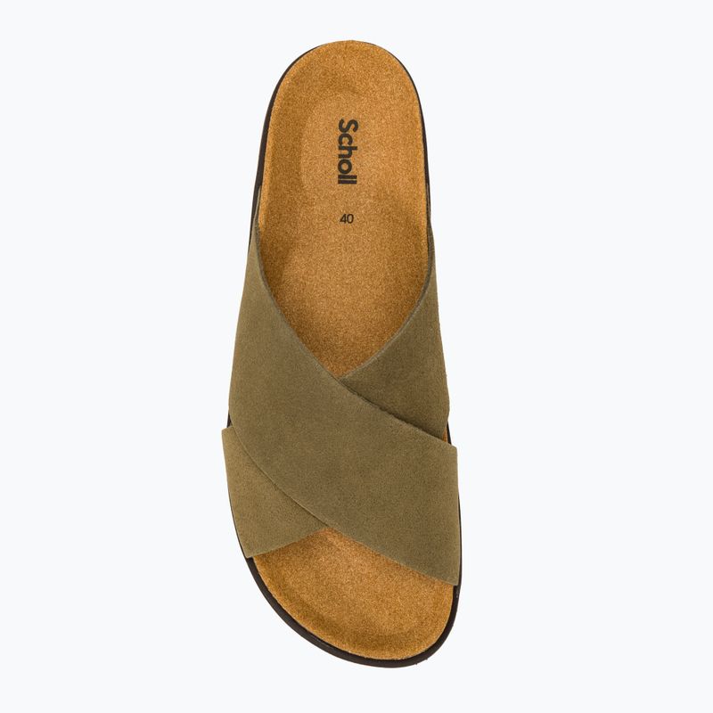 Férfi papucs Scholl Leon Sue Hdjmb military green 5