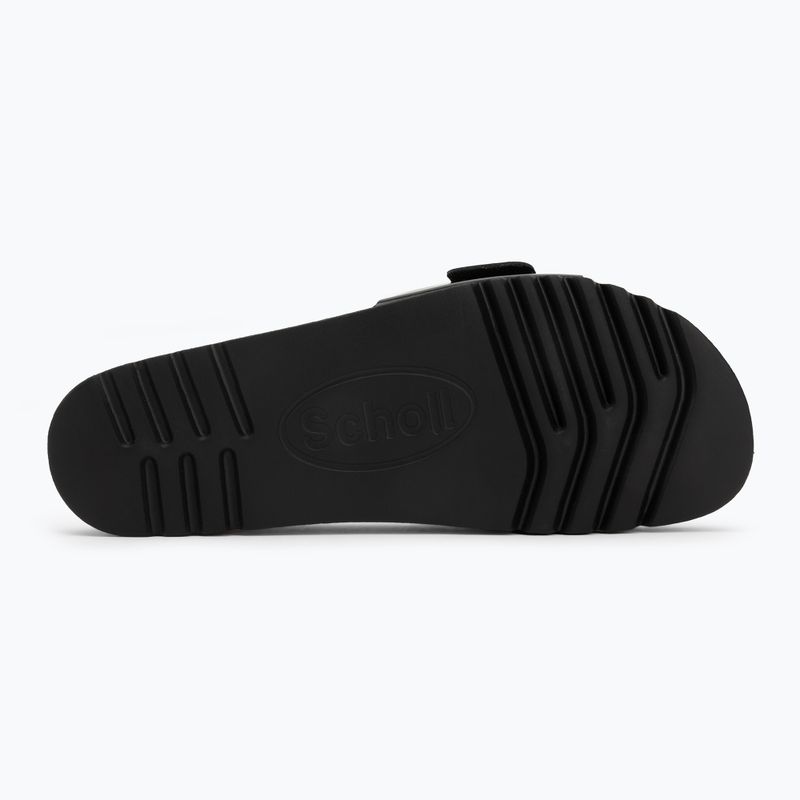 Scholl Kathleen Kathleen Printed Leather női flip-flopok fekete 4