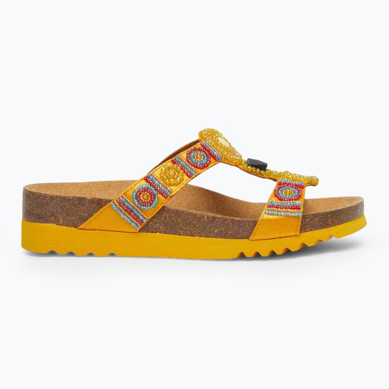 Női Scholl New Bogota Wedge Med mandarin flip-flopok 2