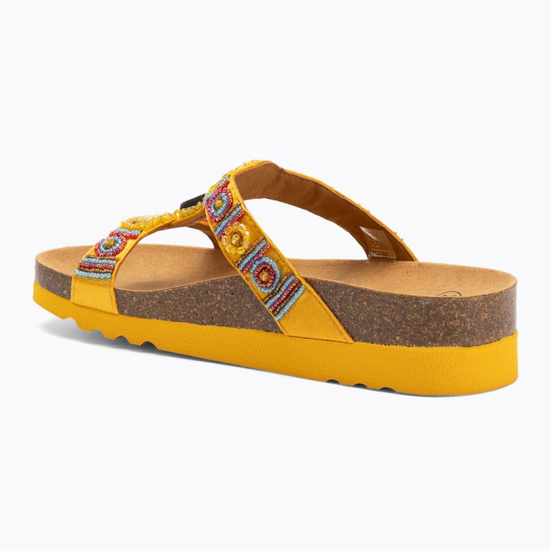 Női Scholl New Bogota Wedge Med mandarin flip-flopok 3