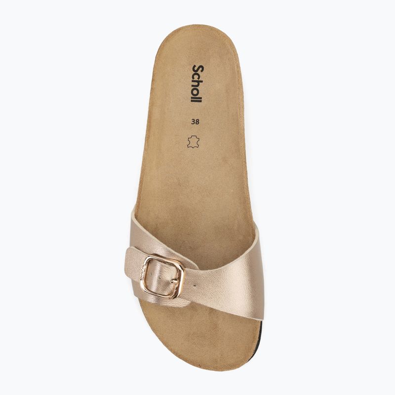 Scholl Estelle Laminált taupe női flip-flopok 5