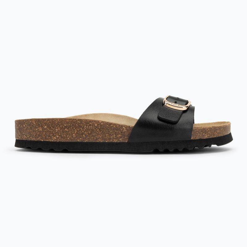 Scholl Estelle Laminált fekete női flip-flopok 2