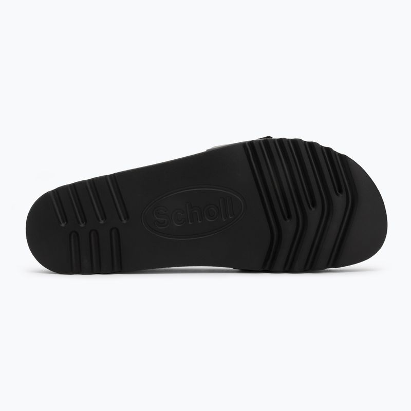Scholl Estelle Laminált fekete női flip-flopok 4
