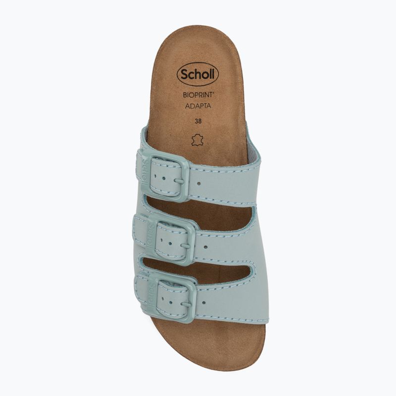 Scholl Rio Wedge Ad Med halványkék női flip-flopok 5