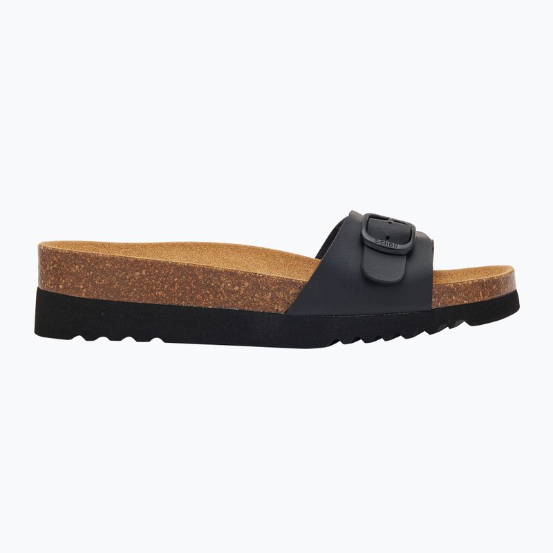 Scholl női flip-flopok Ginni Wide Med fekete fekete