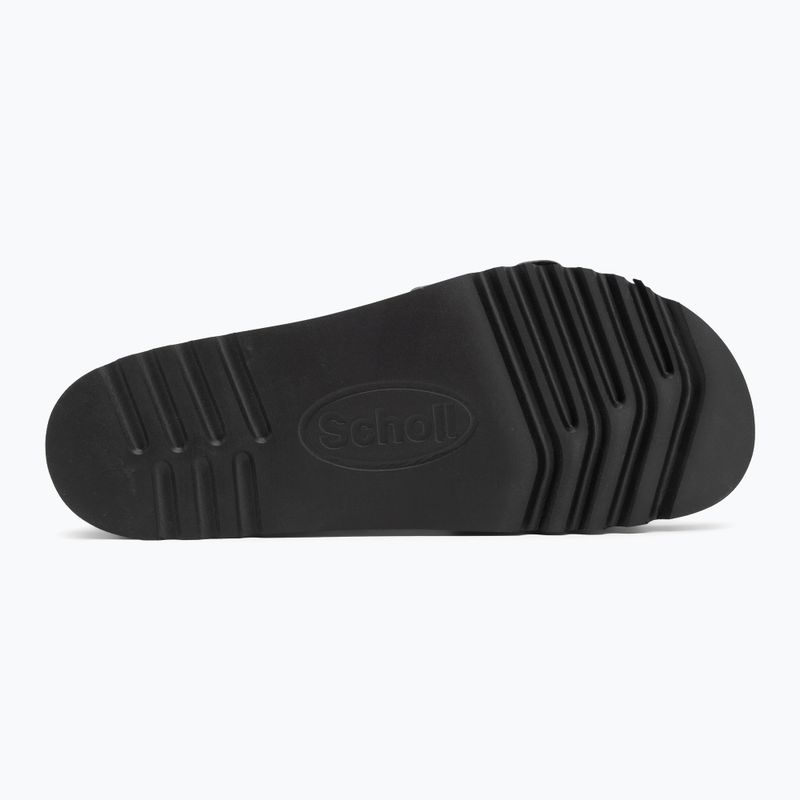 Scholl női flip-flopok Ginni Wide Med fekete fekete 4