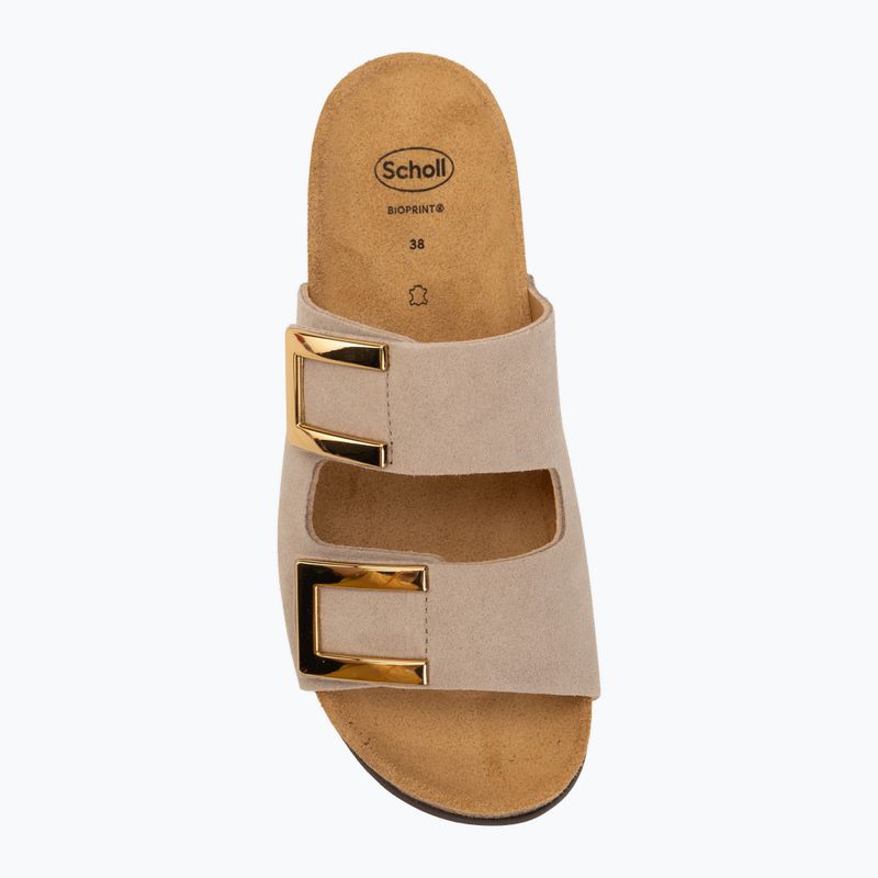 Női papucs Scholl Montery 2 Straps Ad Med bézs 5