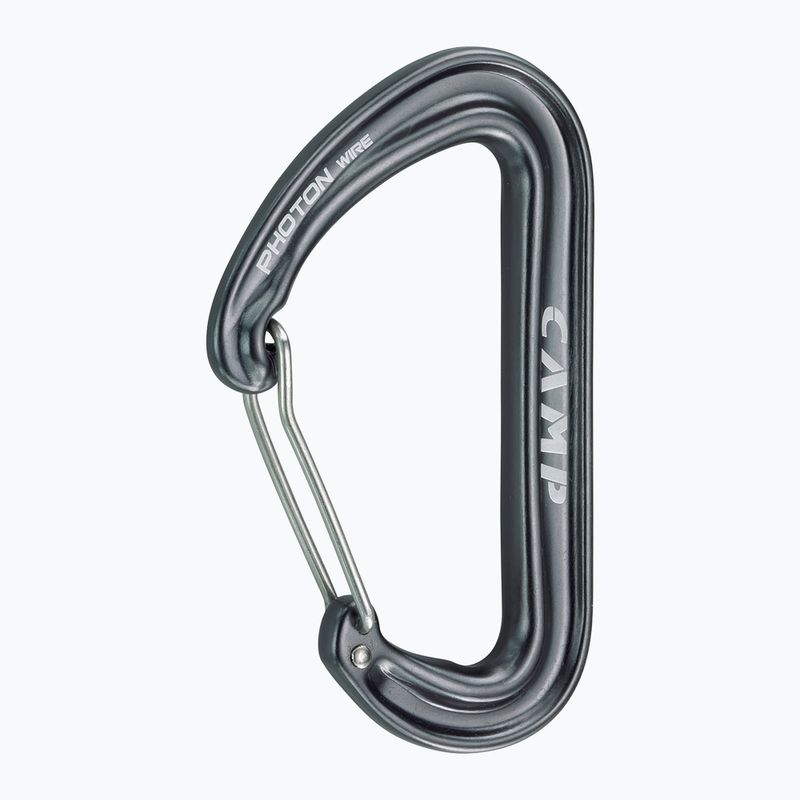 Mászókarabiner CAMP Photon Wire gun metal