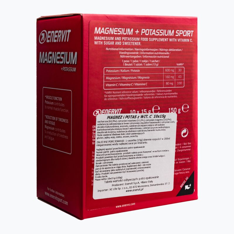 Magnézium káliummal + C-vitamin Enervit 98038 10 x 15 g 2
