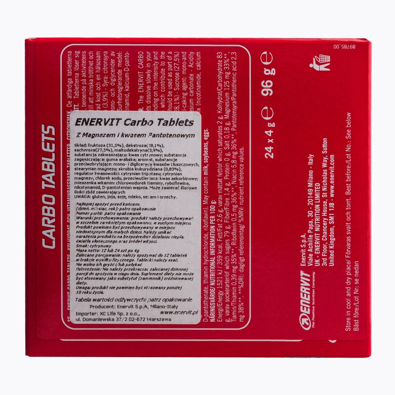 Chew Carbo Enervit szénhidrát 24 tabletta citrom 98378 3