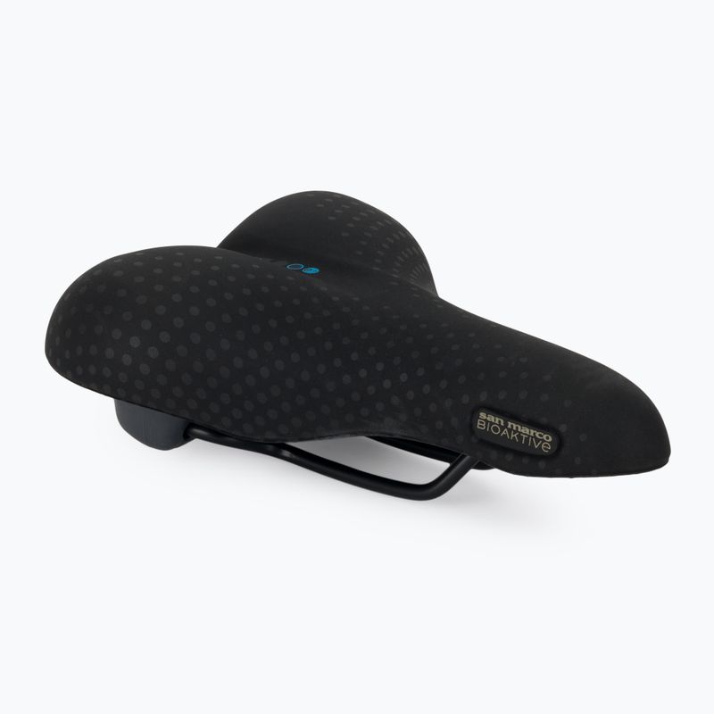 Kerékpár nyereg SAN MARCO Trekking Gel Large 30-60° fekete