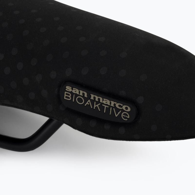 Kerékpár nyereg SAN MARCO Trekking Gel Large 30-60° fekete 6