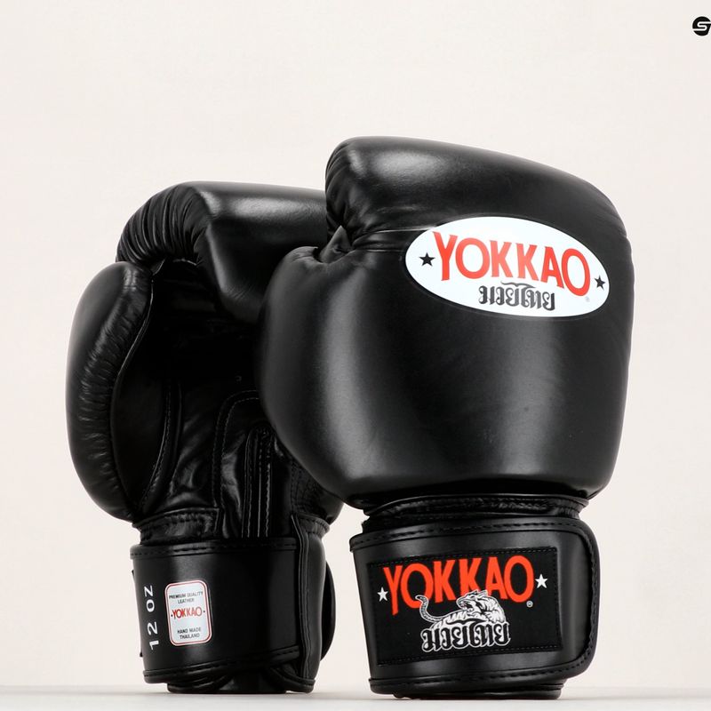 YOKKAO Matrix bokszkesztyűk fekete BYGL-X-1 7