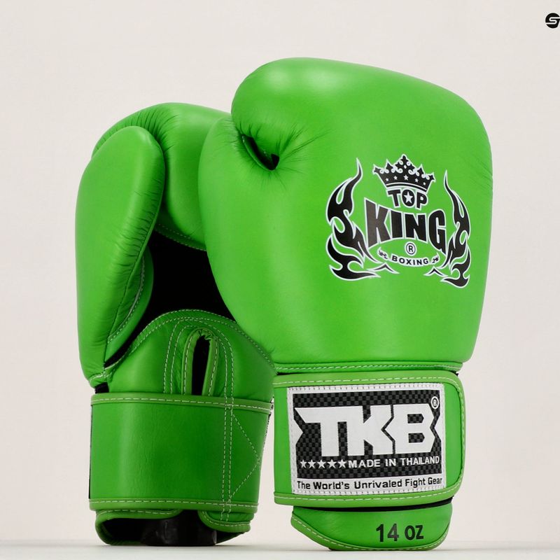 Top King Muay Thai Ultimate Air zöld TKBGAV-GN ökölvívókesztyűk 7