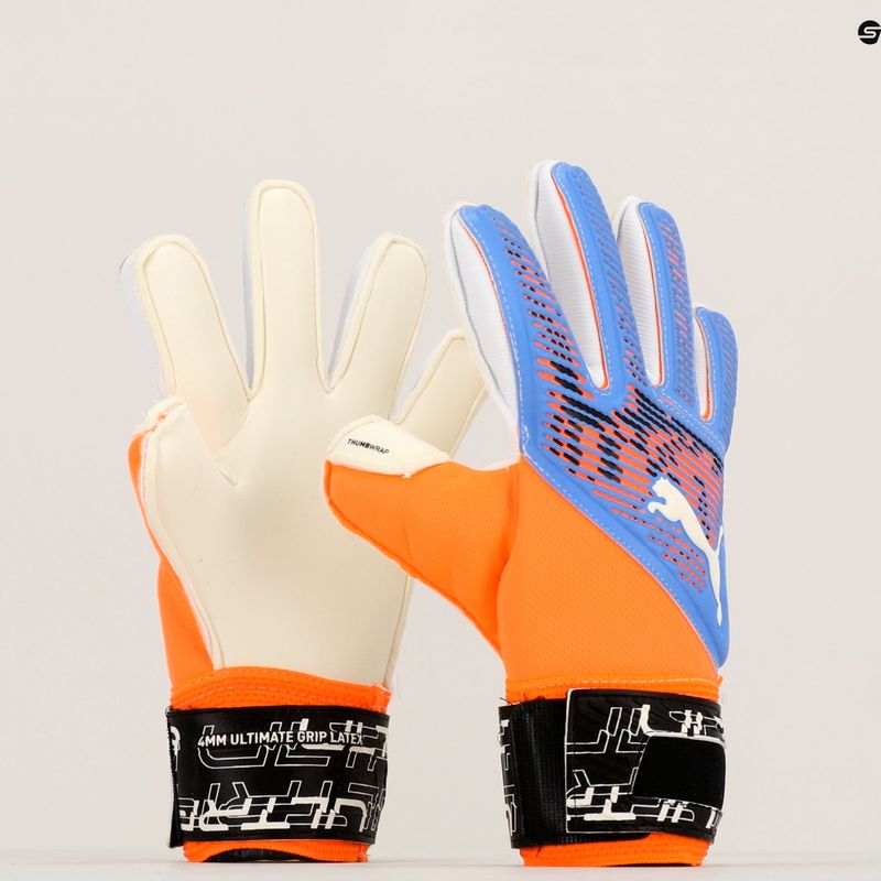 PUMA gyermek kapuskesztyű Ultra Grip 2 RC kék-narancssárga 041815 05 7