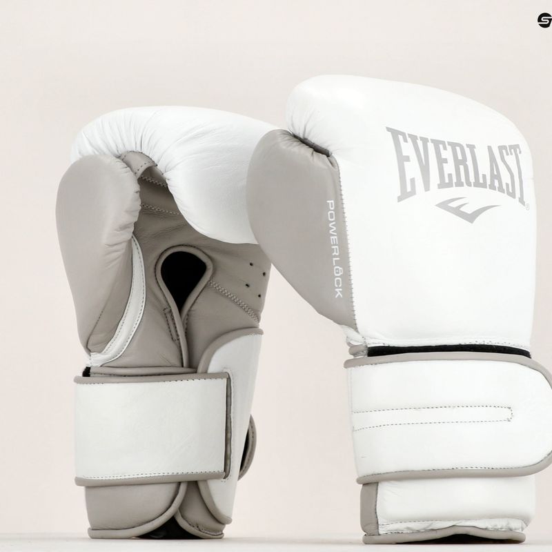 EVERLAST Power Lock 2 Premium bokszkesztyűk fehér EV2272 8