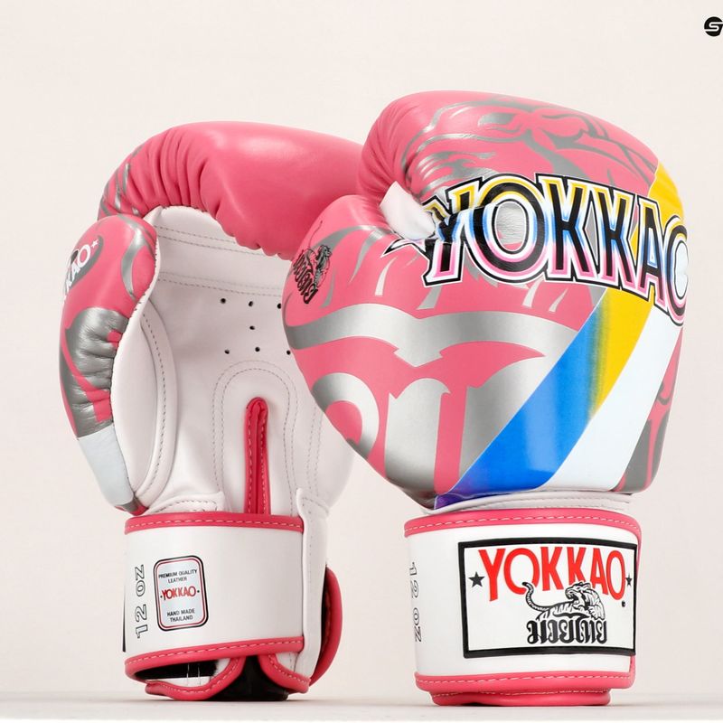 YOKKAO 90'S bokszkesztyűk rózsaszín BYGL-90-8 7