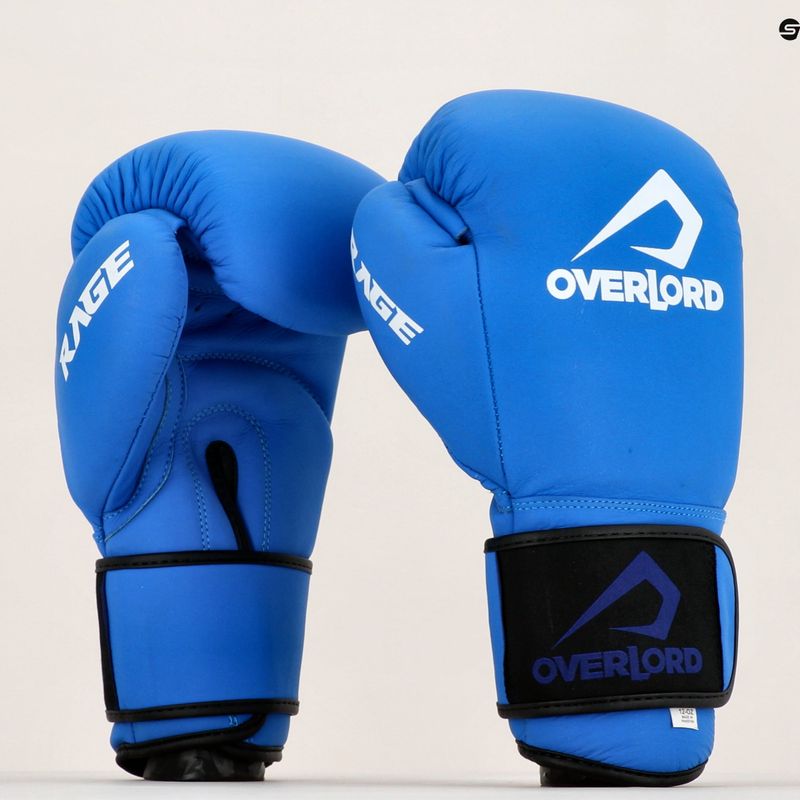 Overlord Rage kék bokszkesztyűk 100004-BL/10OZ 11