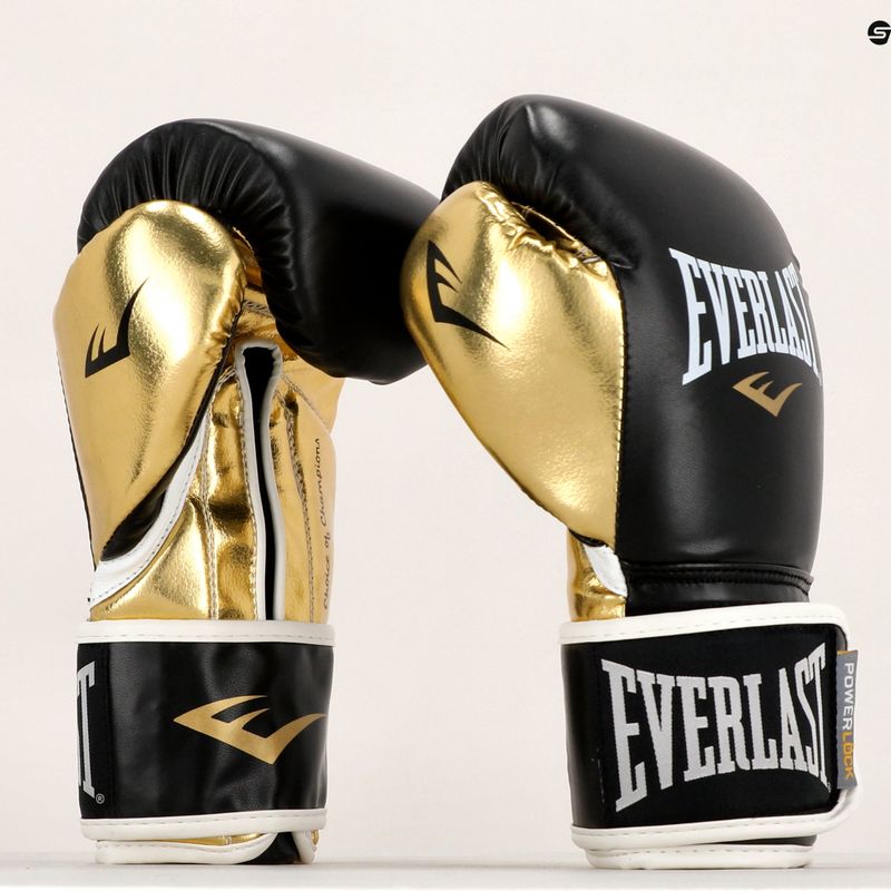 EVERLAST Powerlock Pu bokszkesztyűk fekete 2200 7