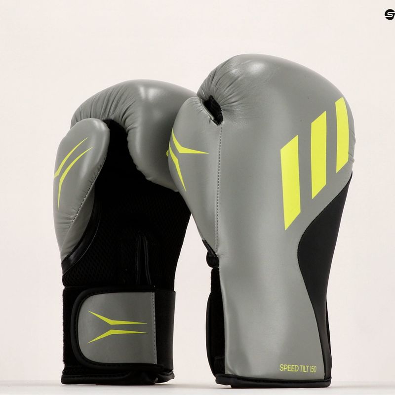 adidas Speed Tilt 150 bokszkesztyűk szürke SPD150TG 7