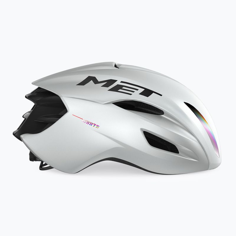 Kerékpáros sisak MET Manta MIPS white holographic glossy 3