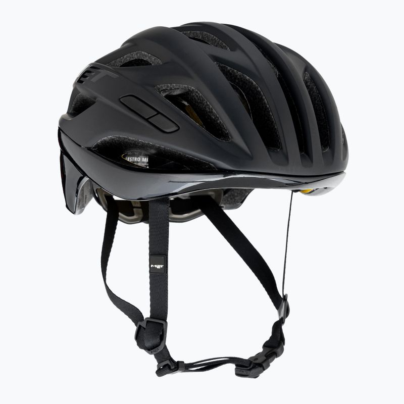 Kerékpáros sisak MET Estro Mips black matt glossy