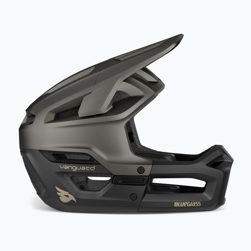 Bluegrass Vanguard fekete matt kerékpáros sisak 2
