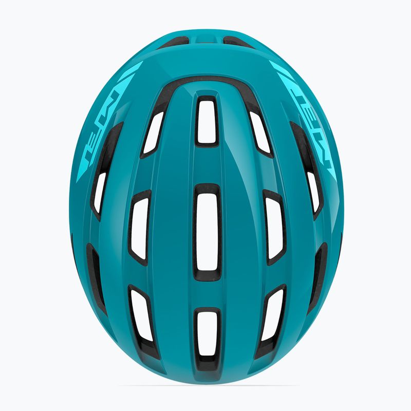 Kerékpáros sisak MET Miles teal glossy 7