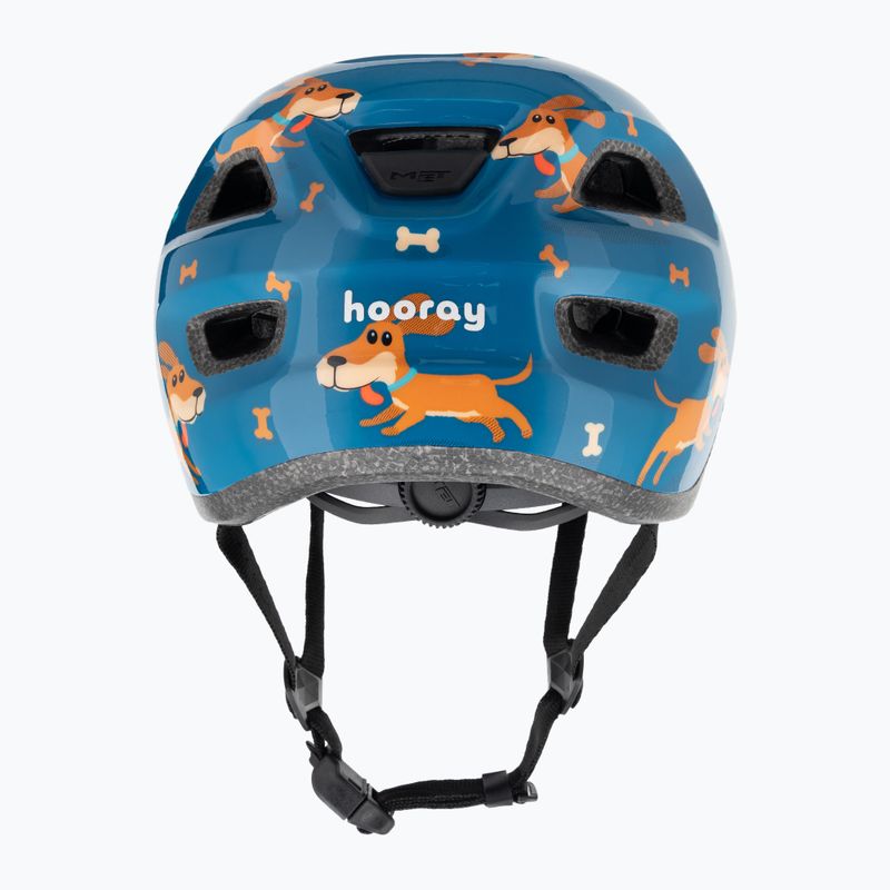 Gyerek kerékpáros sisak MET Hooray blue teckel glossy 3