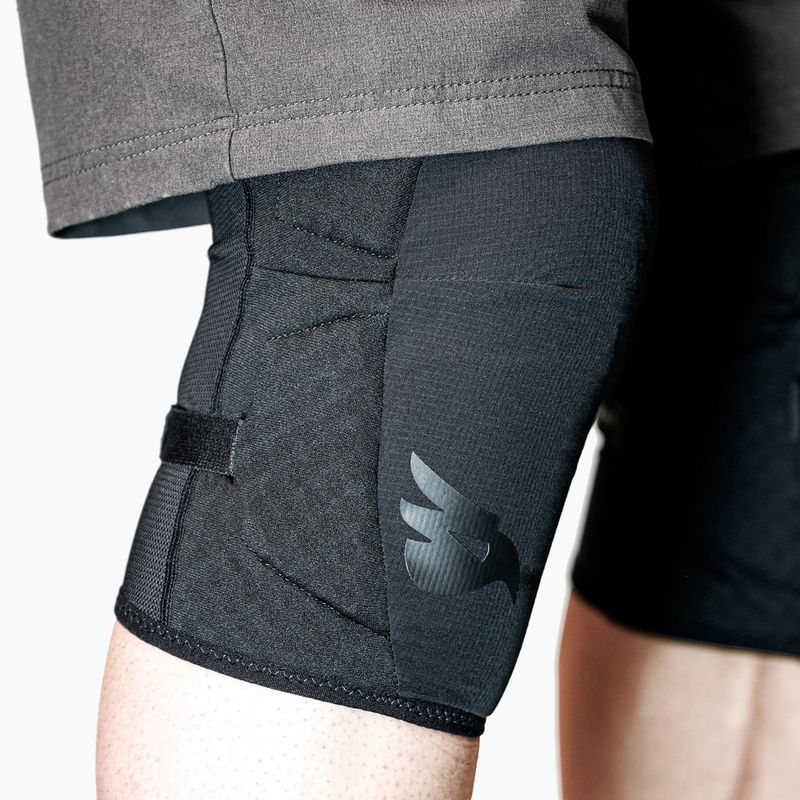 Bluegrass Arto fekete kerékpáros térdvédők 2