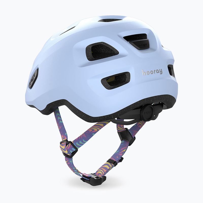Gyermek kerékpáros sisak MET Hooray lilac matt 2