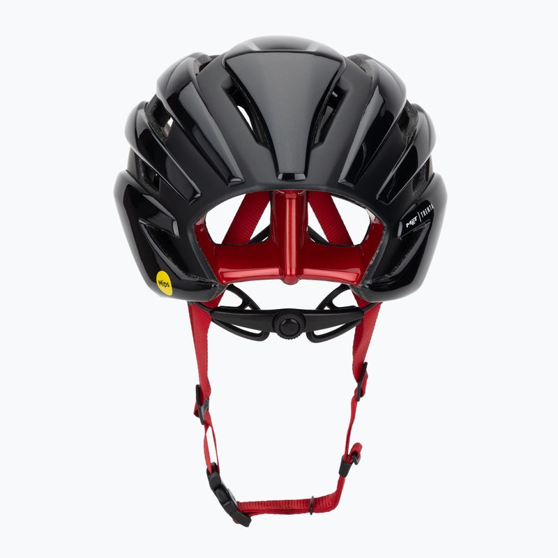 Kerékpáros sisak MET Trenta Mips black/red glossy 4
