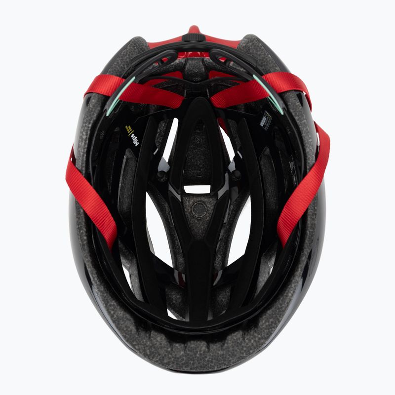 Kerékpáros sisak MET Trenta Mips black/red glossy 5